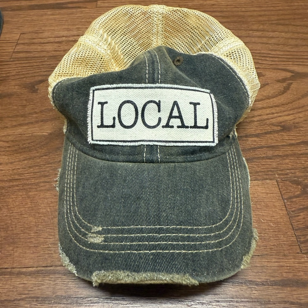 Local Distressed Trucker Hat